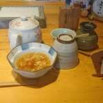 天ぷら よこい - 最初にセットされてます