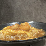 餃子の王将 - 極王天津飯　エビとカニが鎮座