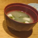 天ぷら よこい - お味噌汁