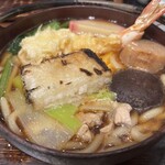 謙徳蕎麦家 - こんがり焼けたお餅が最高