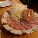 炭火と炉端 でん - 寒鰤のしゃぶしゃぶ