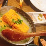 七輪焼鳥 一鳥 - 鶏スープ出し巻き