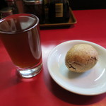 餃子の店 蘭州 - 2015.1烏龍茶玉子