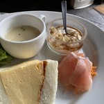 喫茶 マドラグ - Aセット    スープ•