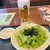 和風レストランまるまつ - 料理写真:生ビール＆わかめサラダ