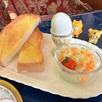 喫茶 水鯨 - バタートーストセット+300円(税込)