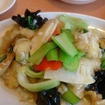 大福元 - 白身魚の塩炒め
            