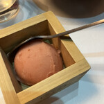 炭や 六根 貝とか酒とか炙りとか - 季節のシャーベット