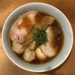 中華そば しば田 - 特製（地鶏）中華そば　上から
