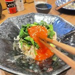 そば酒場 まる庵 - ニラ豚はおつまみにも、お蕎麦にも合う