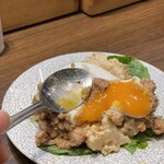 そば酒場 まる庵 - とろ〜り卵やそぼろの旨み