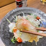 そば酒場 まる庵 - 香味野菜たっぷりで美味しい