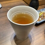 そば酒場 まる庵 - 温かい蕎麦茶
