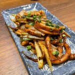 そば酒場 まる庵 - イカの漁師焼き、絶品でした
