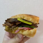 ル・シュクレクール - 週替わりサンド 季節野菜のキーマカレーサンド