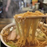 らぁめん優雅 - 強いトロミが麺にからみます