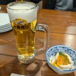 赤羽 魚一 - 半熟卵のせポテサラ