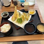 てっぺん食堂 - 「天ぷら定食」¥1.700
