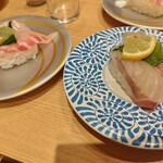 大起水産回転寿司 大丸心斎橋店 - 真鯛といさき