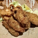 千ふく - アオリイカ下足&牡蠣MIXフライ