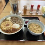 天北龍 - 蕎麦ぜんぶ、とりめし（¥1500）