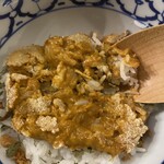 クリコロ - 〆のクリコロ（シーフードカレー）　クリコロかき混ぜ後