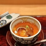 冨すし - ・茶碗蒸し　フカヒレあん茶碗蒸し甘鯛、鱈の白子