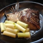 和食と地酒の店 うり坊 - H.27.1.8.夜 たいのかぶと焼 800円