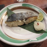 魚介料理 海 - 焼物は仙崎の鰆の塩麹焼き。