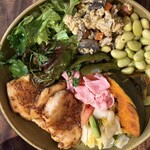 シフク食堂 - 日替わりのハニーマスタードチキン定食