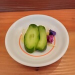 とんかつひなた - とんかつにあった香の物
