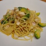 虎ノ門タニーチャ - パスタ（芽キャベツ・真鯛・新鮮トマトのスパゲッティーニ）（2015.1）