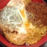 名代 富士そば - セットのミニヒレカツ丼