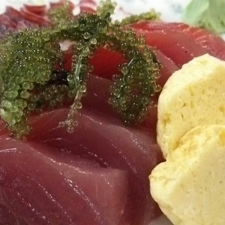 節子鮮魚店 - 刺身の盛り合わせ