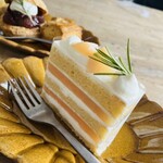 果庭 - ル・レクチェのショートケーキ