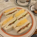 はまの屋パーラー 日本橋本店 - ハーフ＆ハーフ（玉子・野菜）トーストなし