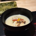 鮨旬美 西川 - 椀物　ふぐの白子