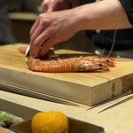 鮨旬美 西川 - 車海老