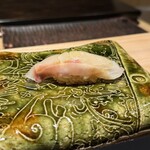 鮨旬美 西川 - 三重県石鯛昆布締め