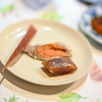 うを徳 - 熟成（うらしねかし）"脯鮞（からすみ、ぼらのたまごしほづけ）"