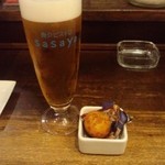 Gyokai Bisutoro Sasaya - 生ビールとおとおし