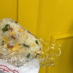 ブランジュリー パリの空の下 - 炒り卵入りおにぎり持参してました 笑