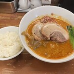 341589819 - 太肉担々麺(特辛)・ライス