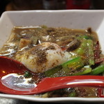 めだかタンタン - 穴子のさっと煮(温玉のせ)(01/11)