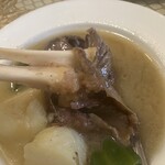 ナワブ - 骨は軽くユスるだけでも剥がれるくらいトゥルントゥルン