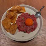 NIKUDOSI - 【看板メニュー】牛肉のタルタル