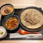 蕎麦とお酒 碧 - 2026年2月1日(日)  山かけ丼もり蕎麦セット1,350円・鴨汁450円