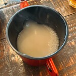 蕎麦 土山人 - 蕎麦湯