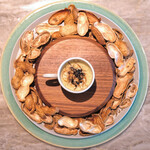 LIAISON - ランチコース 9680円 の北海道産帆立入り埼玉の深谷葱のスープ