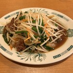 日高屋 - ニラレバ炒め